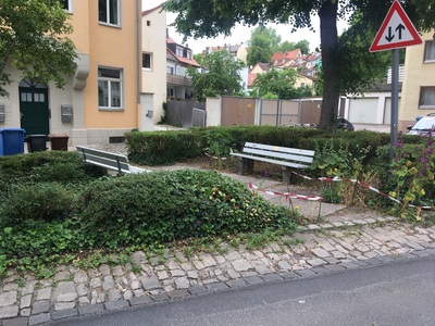Vorschlag: Einladende Gestaltung und sinnvolle Nutzung des Parks in der Maternstraße